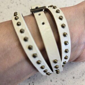 Leather wrap bracelet